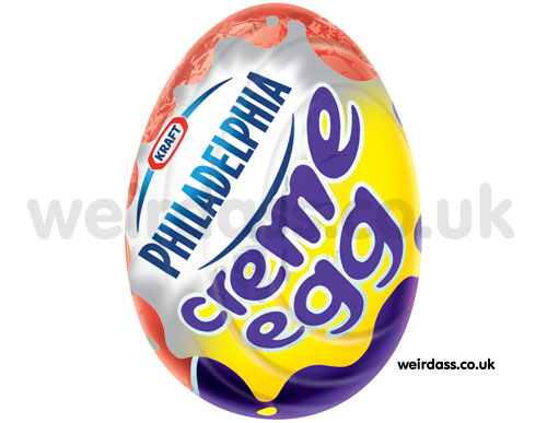 philadelphia creme egg - cadbury creme egg