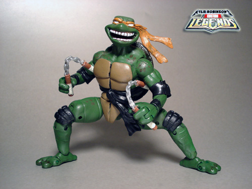 The final TMNT custom figure is complete