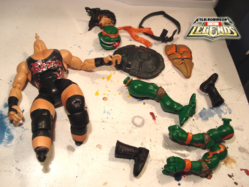 dismembered action figures