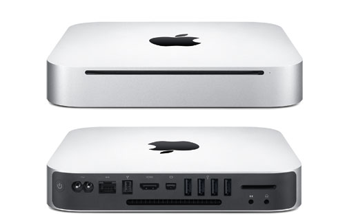 new unibody mac mini front and back