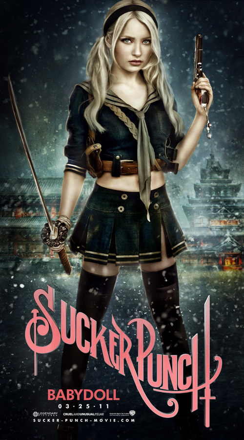 Sucker Punch - Babydoll played by the gorgeous Emily Browning