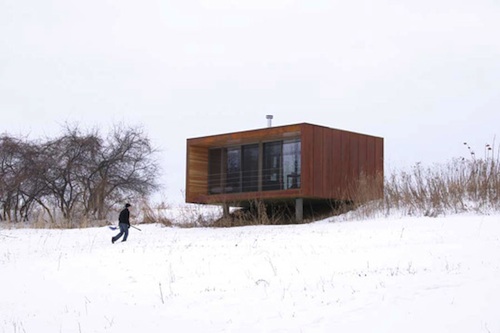 WeeHouse in a nice snowy setting