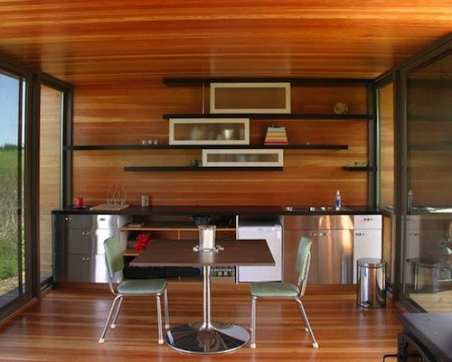 weeHouse Kitchen area. With extra storage.
