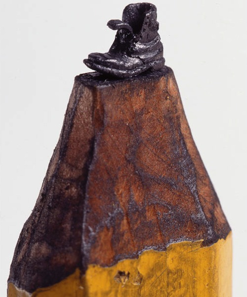 DALTON GHETTI pencil lead sculptures - boot