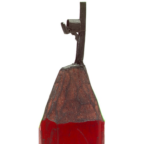 DALTON GHETTI pencil lead sculptures - mailbox