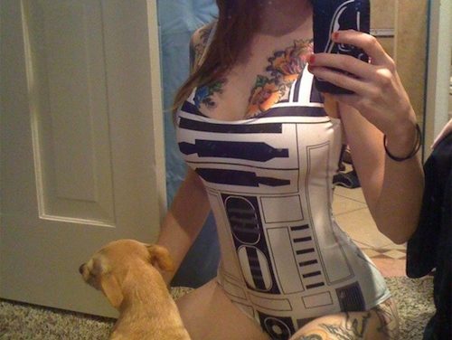 These ARE the Droids You’re Looking For. Trust Me – The R2D2 Swimsuit