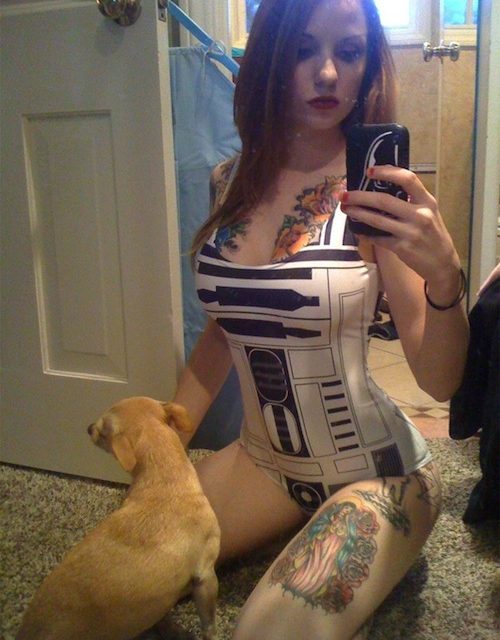 These ARE the Droids You’re Looking For. Trust Me – The R2D2 Swimsuit