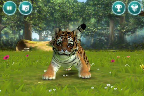 Kinectimals for iOS Tiger Wanna Play