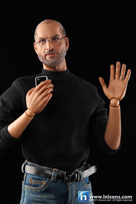 Steve Jobs Toy/Action Figure/ Doll Thing - Holding an iPhone