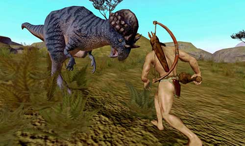BC - Lionhead developed but cancelled game. BC - Lionhead developed but cancelled game. - Dinosaur attacks cave-woman