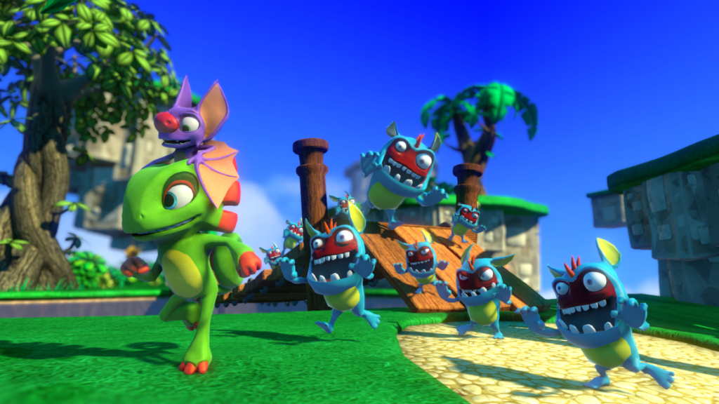 yooka laylee video game screenshot