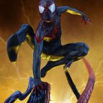 marvel spider man miles Morales premium format figure from sideshow
