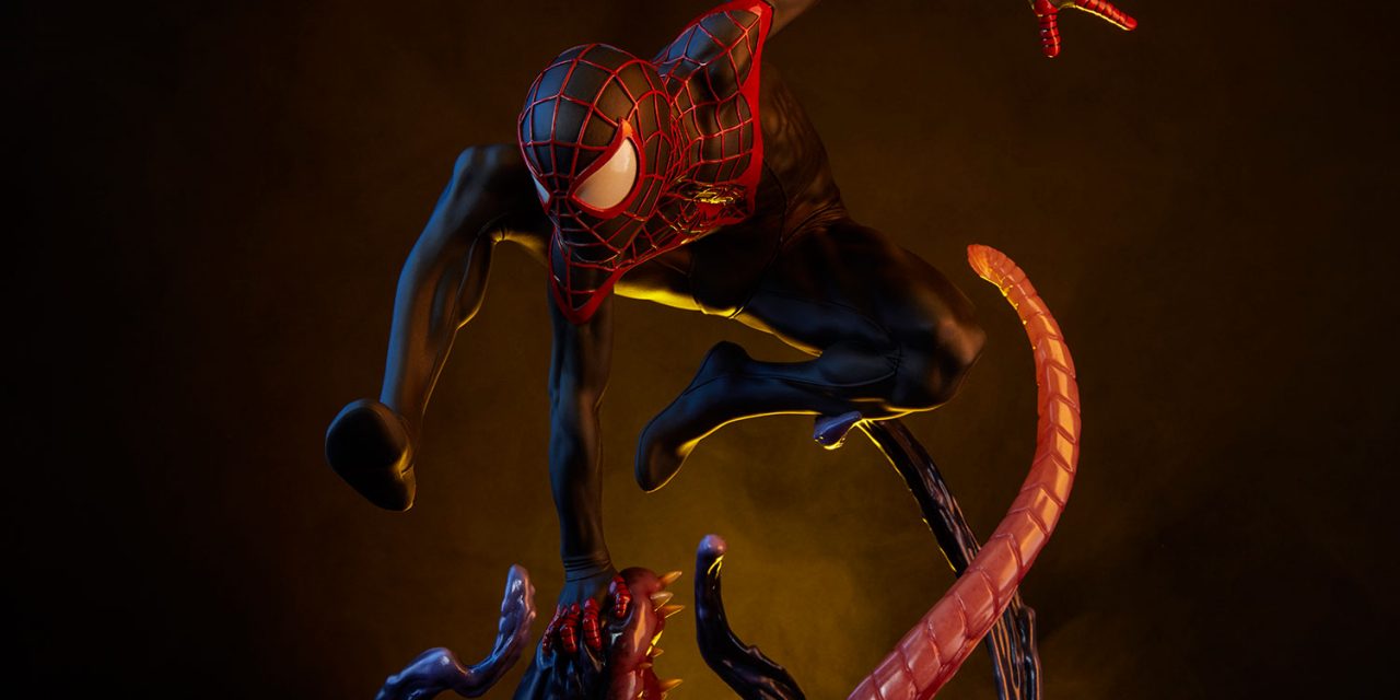 Spider-Man Miles Morales PREMIUM FORMAT FIGURE from Sideshow Toys