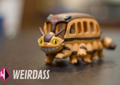 Catbus 3d puzzle from My Neighbor Totoro