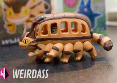 Left side of Catbus 3d puzzle from My Neighbor Totoro